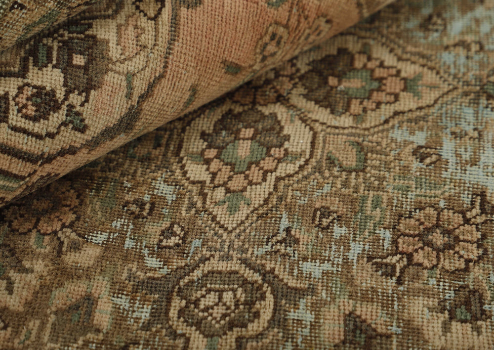 Vintage Royal Collection: Antique Persian Hand-Knotted Rugs in Stonewashed, Recoloured Finishes200 cm x 263 cm