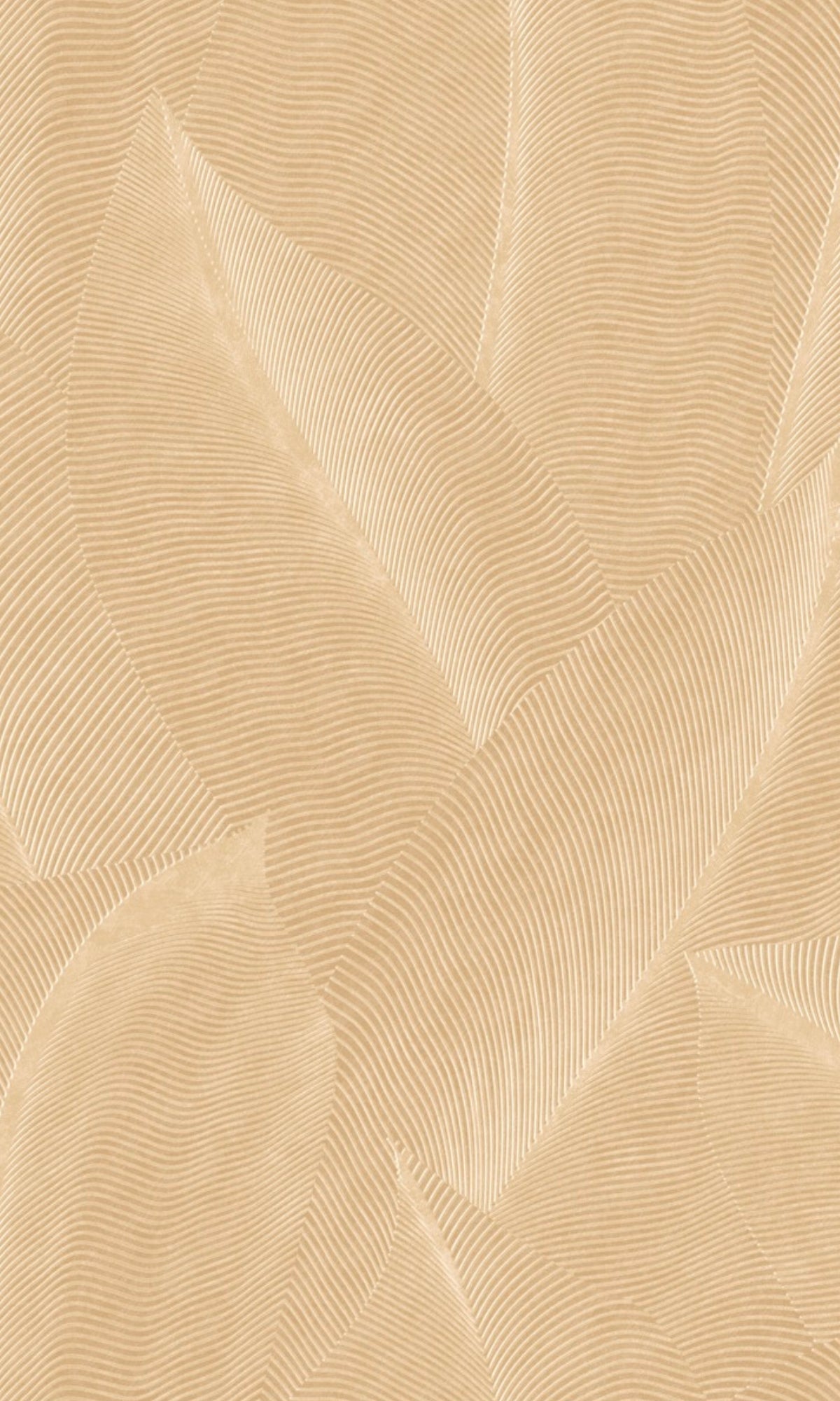 Beige Bold Digital Like Leaf Wallpaper R9030