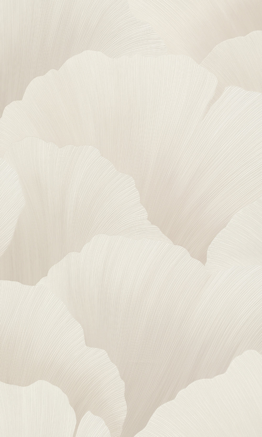 Beige Coral Like Petals Bold Floral Wallpaper R9252