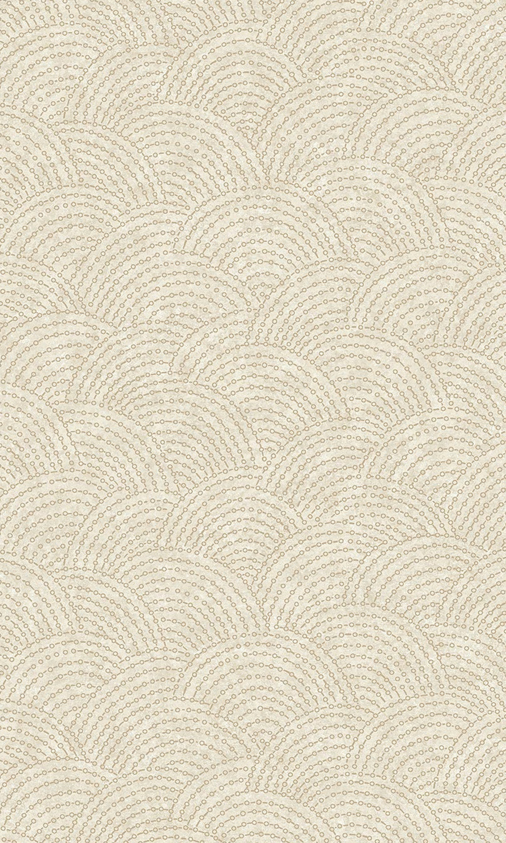 Beige Seashell Like Art Deco Geometric Wallpaper R9273
