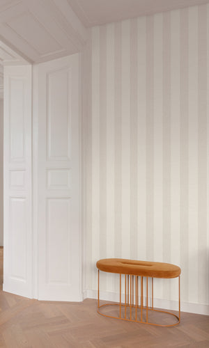 Beige Simple Stripes Wallpaper R8771