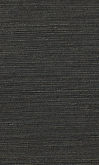 Black Grasscloth Commercial Wallpaper C7541