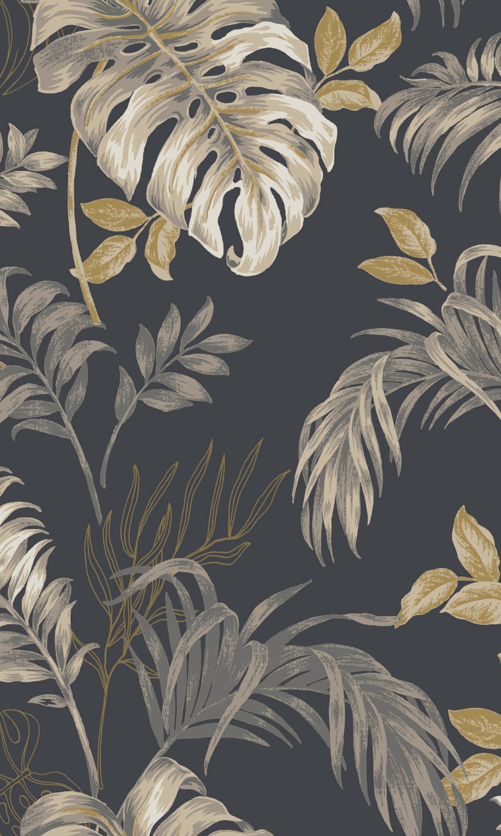 black tropical wallpaper, black botanical wallpaper, black tropical leaves botanical wallpaper, bedroom wallpaper ideas, black accent wall, black accent wall ideas, black wall ideas, black feature wall, black wall design ideas, black aesthetic wallpaper, toile wallpaper black, black artistic wallpaper, black art wallpaper, wallpaper black background plain, black vintage wallpaper, black retro wallpaper
