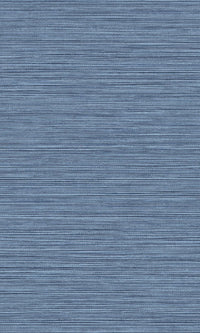 Blue  Horizontal Line Textured Vinyl Commercial Wallpaper C7559