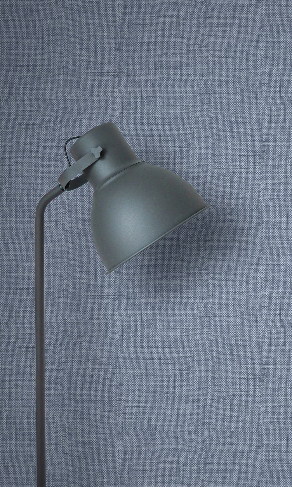 Blue Plain Denim Like Textured Wallpaper R8529
