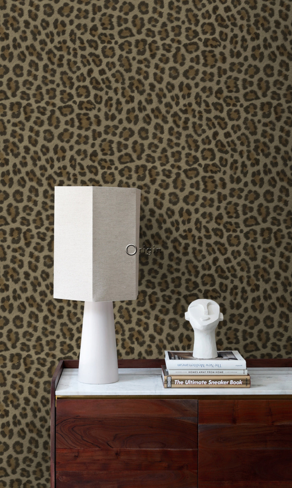 Brown & Black Leopard Animal Print Wallpaper R8322