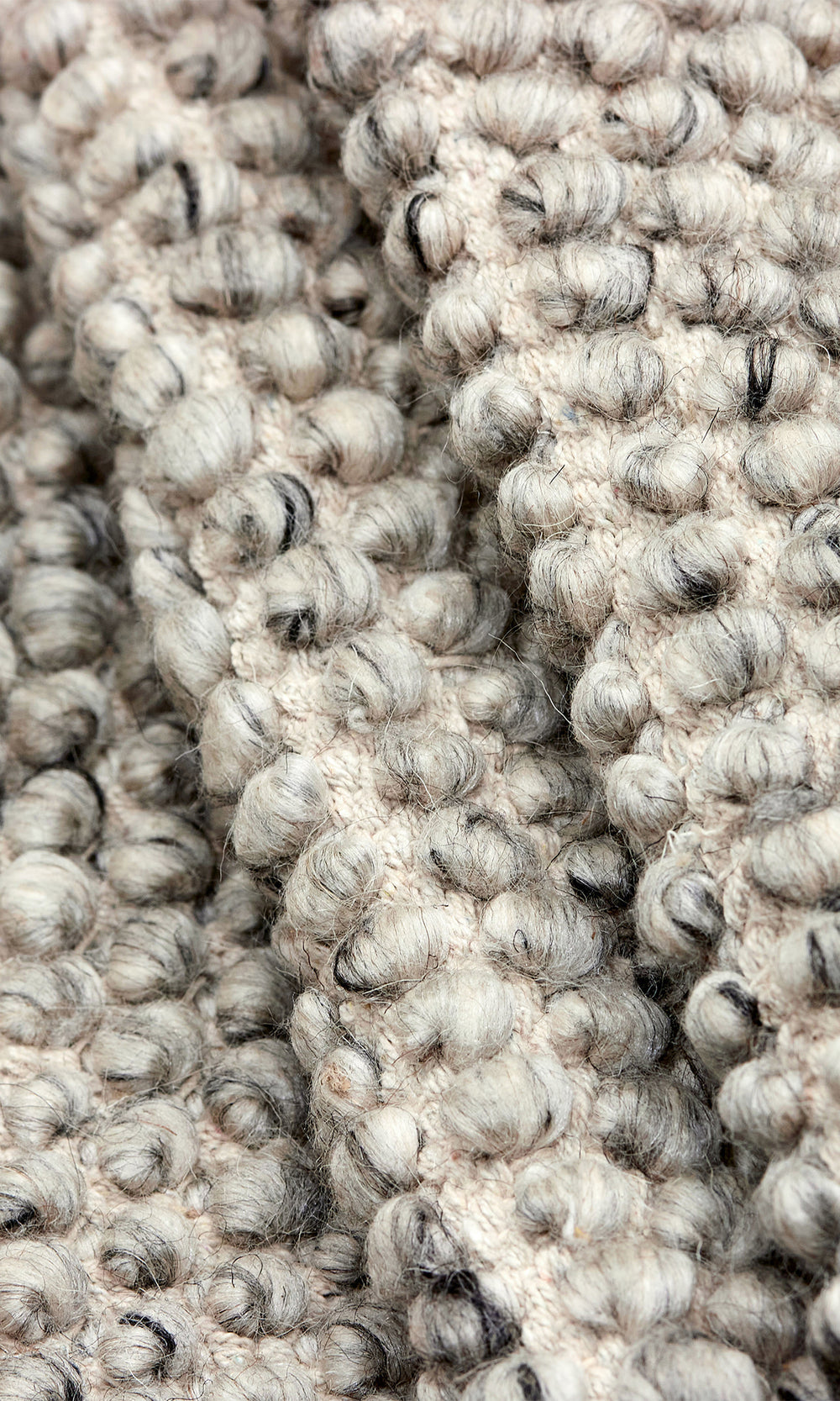 Anthracite Contemporary Bubbles Handwoven Rectangular Luxury Rugs