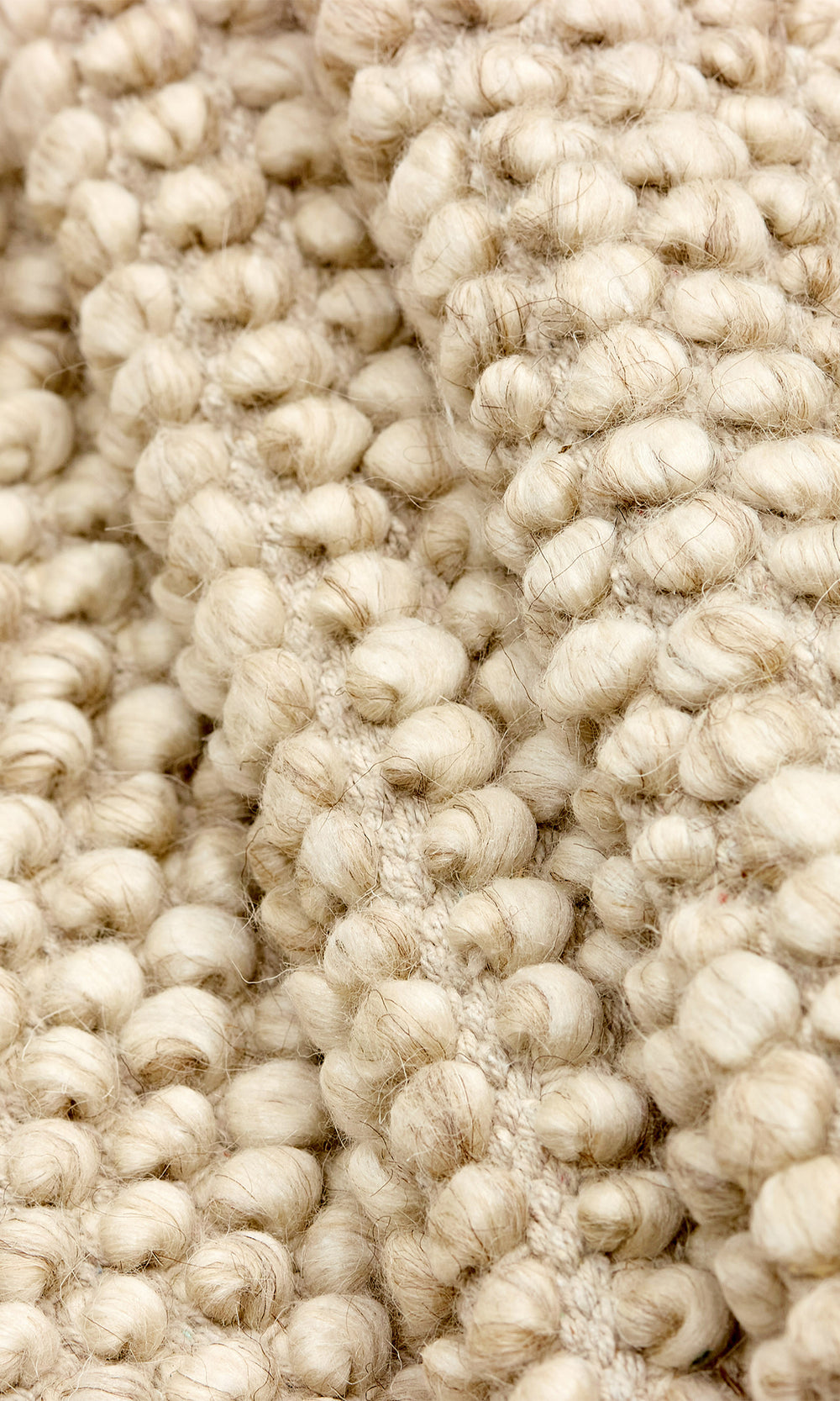 Beige Contemporary Bubbles Handwoven Rectangular Luxury Rugs
