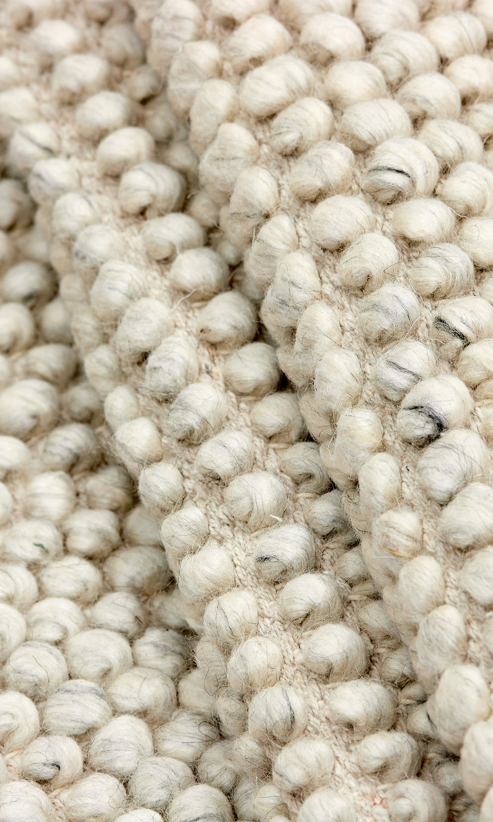 Grey Contemporary Bubbles Handwoven Rectangular Luxury Rugs