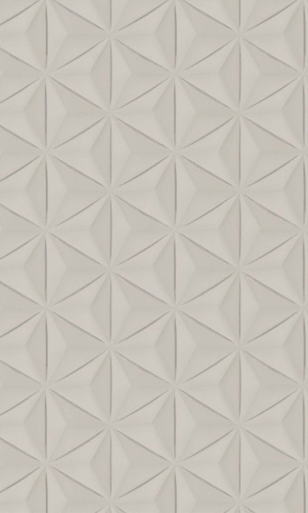 Cream Triad Geometric Commercial Wallpaper C7006