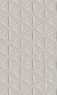Cream Triad Geometric Commercial Wallpaper C7006
