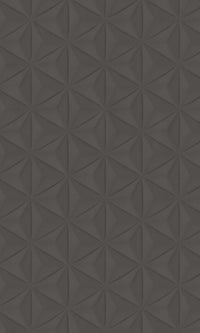Dark Grey Slate Triad Geometric Commercial Wallpaper C7008