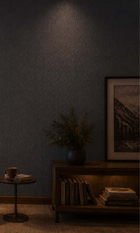 Dark Grey Slate Triad Geometric Commercial Wallpaper C7008