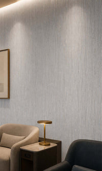Pale Blue Touche Faux Effect Commercial Wallpaper C7438
