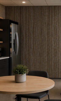 Gold Minimalist Stripe Textured Commercial Wallpaper C7440