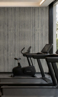 Silver Metallic Stripes Commercial Wallpaper C7441