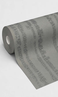 Silver Metallic Stripes Commercial Wallpaper C7441