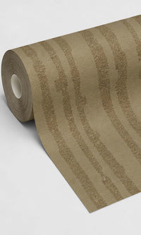 Brown Metallic Stripes Commercial Wallpaper C7443