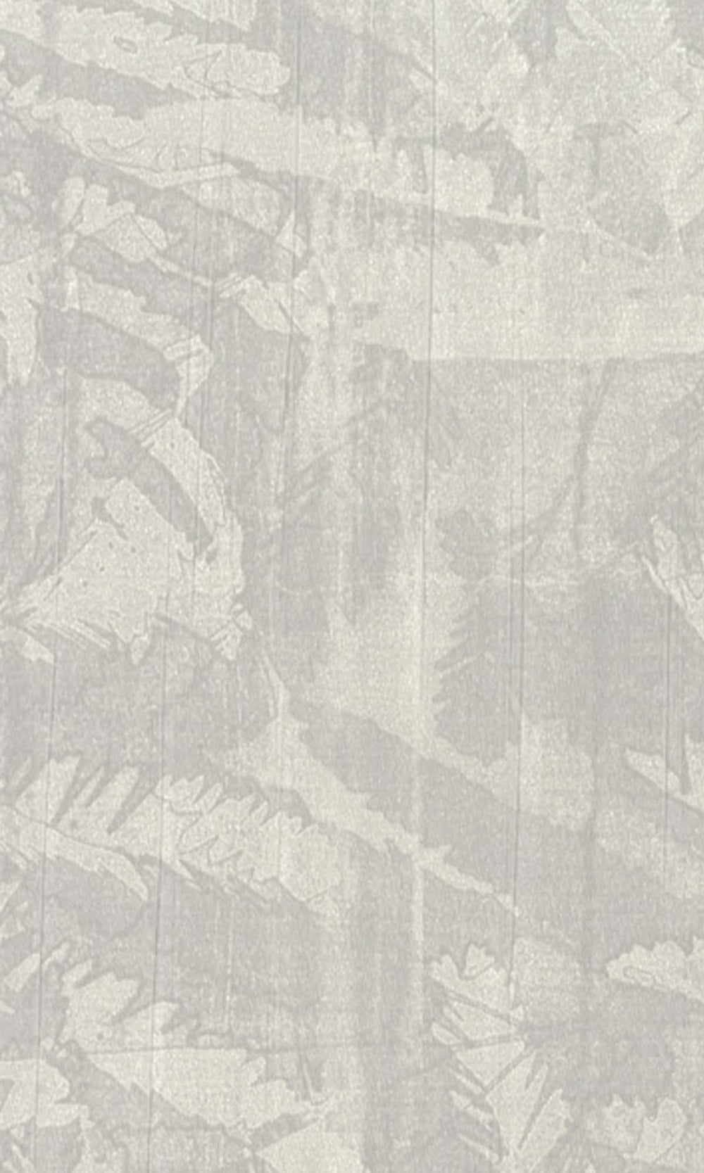White Metallic Tropical Vinyl Wallpaper C7447