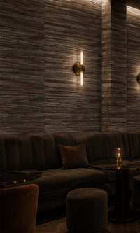 Graphite Metallic Abstract Commercial Wallpaper C7455