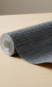 Indigo Metallic Weave Commercial Wallpaper C7468