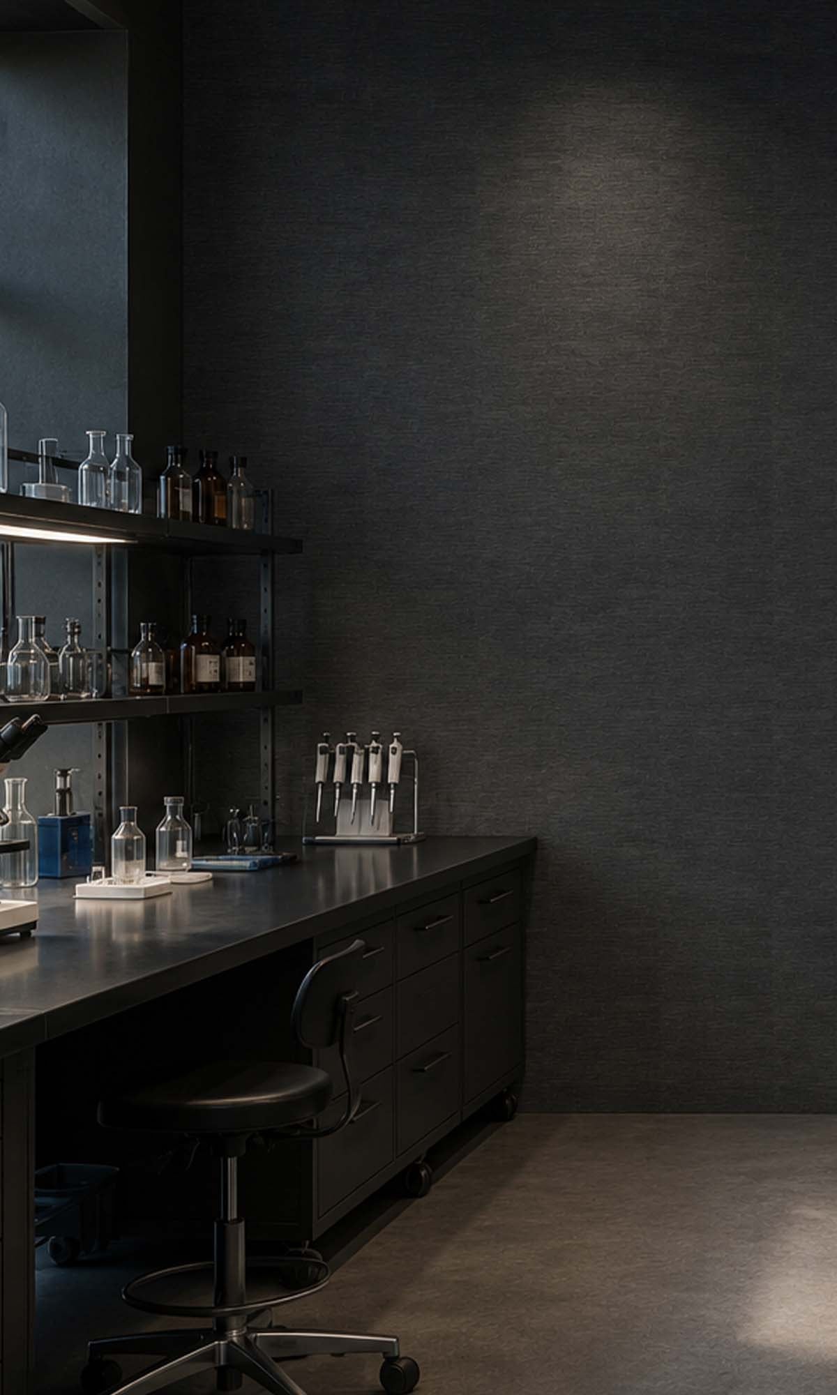 Black Grasscloth Commercial Wallpaper C7541