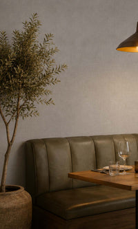 Cream Linen Fabric-back Commercial Wallpaper C7546