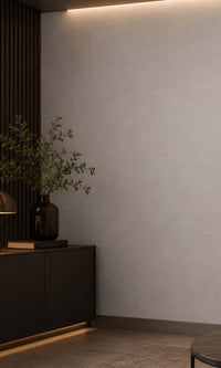 Cream Linen Fabric-back Commercial Wallpaper C7546