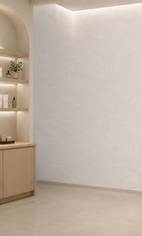 Greige Linen Fabric-back Commercial Wallpaper C7547