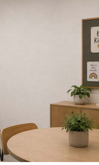 Greige Linen Fabric-back Commercial Wallpaper C7547