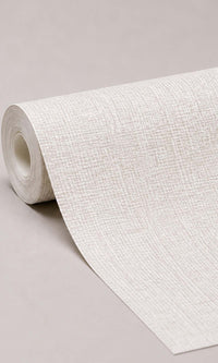 Greige Linen Fabric-back Commercial Wallpaper C7547