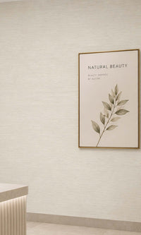 Feather Grass Horizontal Line Textured Vinyl Commercial Wallpaper C7552