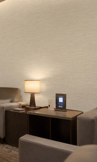 Feather Grass Horizontal Line Textured Vinyl Commercial Wallpaper C7552