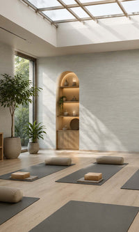 Cove Grey Horizontal Line Textured Vinyl Commercial Wallpaper C7554