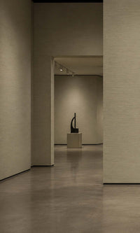Brown Horizontal Line Textured Vinyl Commercial Wallpaper C7557