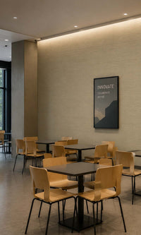 Brown Horizontal Line Textured Vinyl Commercial Wallpaper C7557