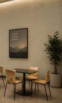 Brown Horizontal Line Textured Vinyl Commercial Wallpaper C7557