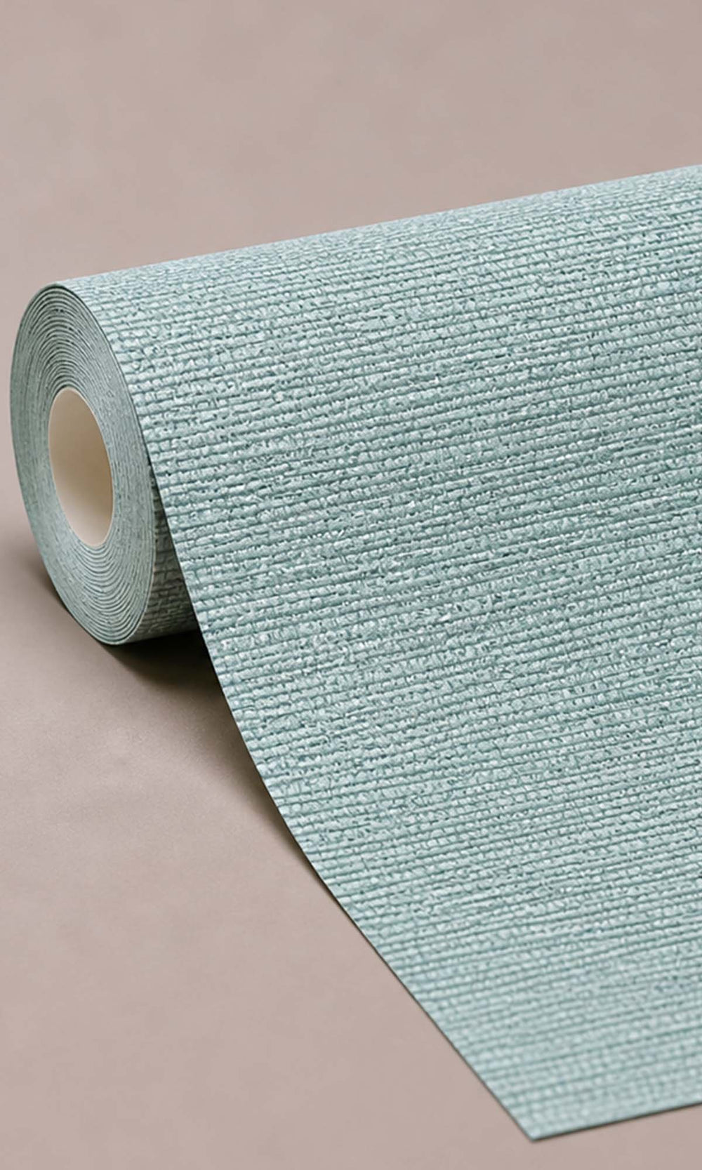 Green Horizontal Line Textured Vinyl Commercial Wallpaper C7558