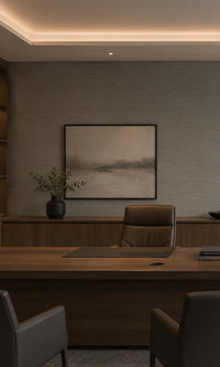 Cedar Wood Horizontal Line Textured Vinyl Commercial Wallpaper C7560