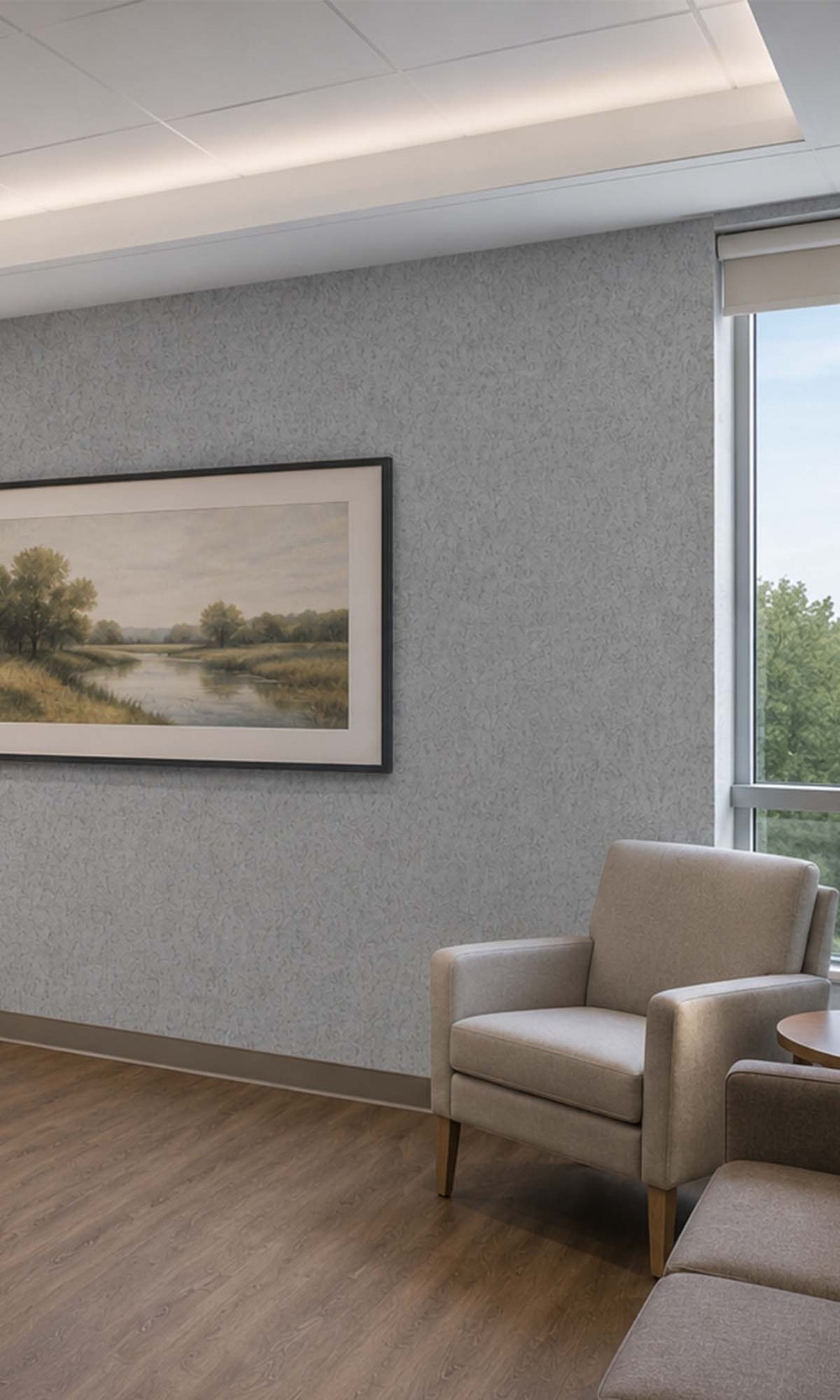 Moonstone Marble Like Textured Vinyl Commercial Wallpaper C7565