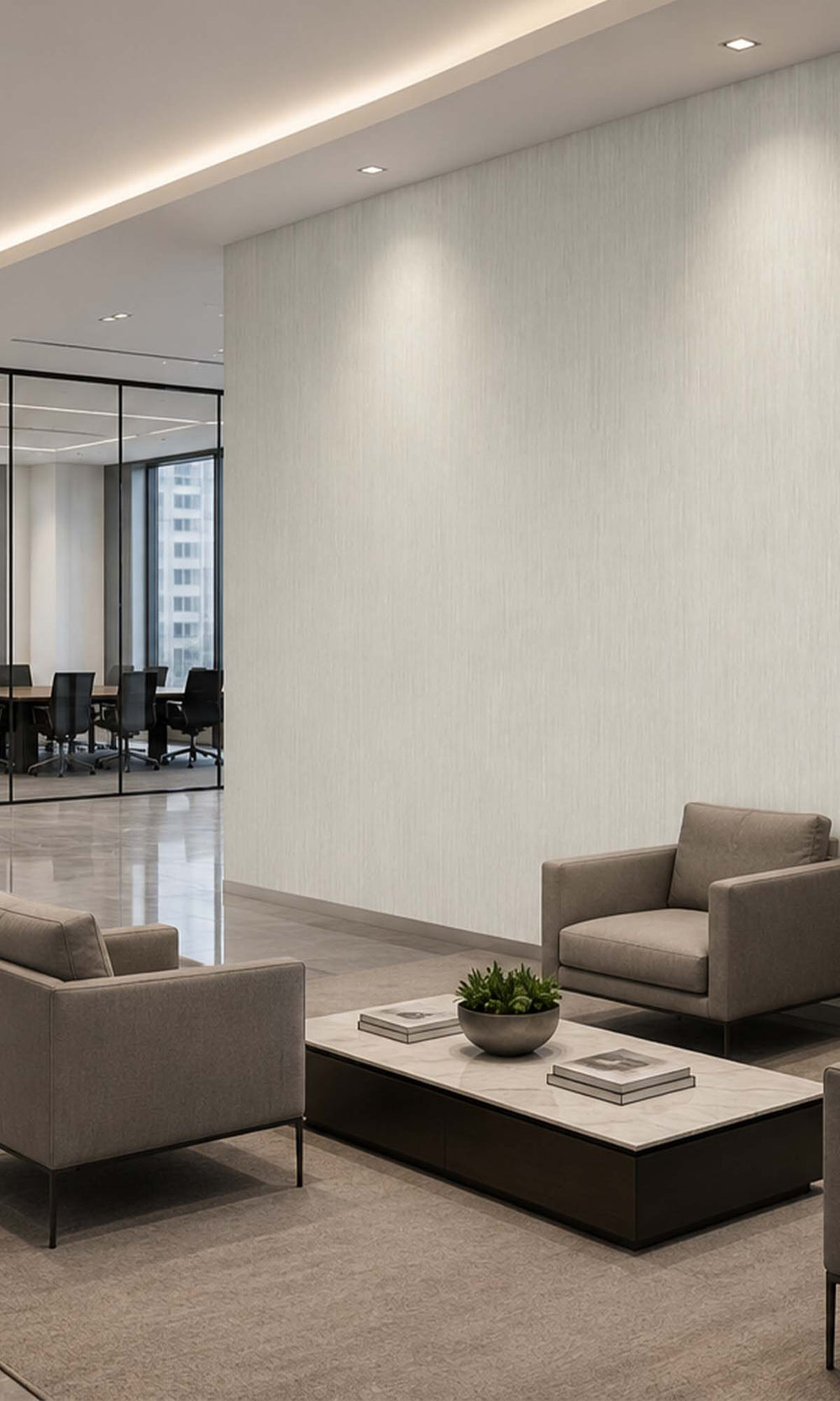 Petticoat Basic Textured Vinyl Commercial Wallpaper C7567