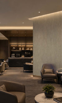 Taupe Basic Textured Vinyl Commercial Wallpaper C7569