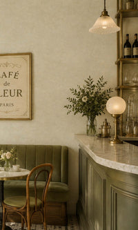 Beige Scratched Concrete Vinyl Commercial Wallpaper C7572