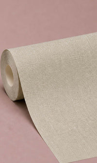 Fawn Plain Textured Vinyl Commercial Wallpaper C7577
