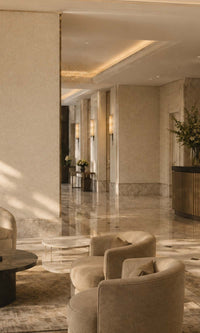 Buff Leather Like Vinyl Commercial Wallpaper C7580