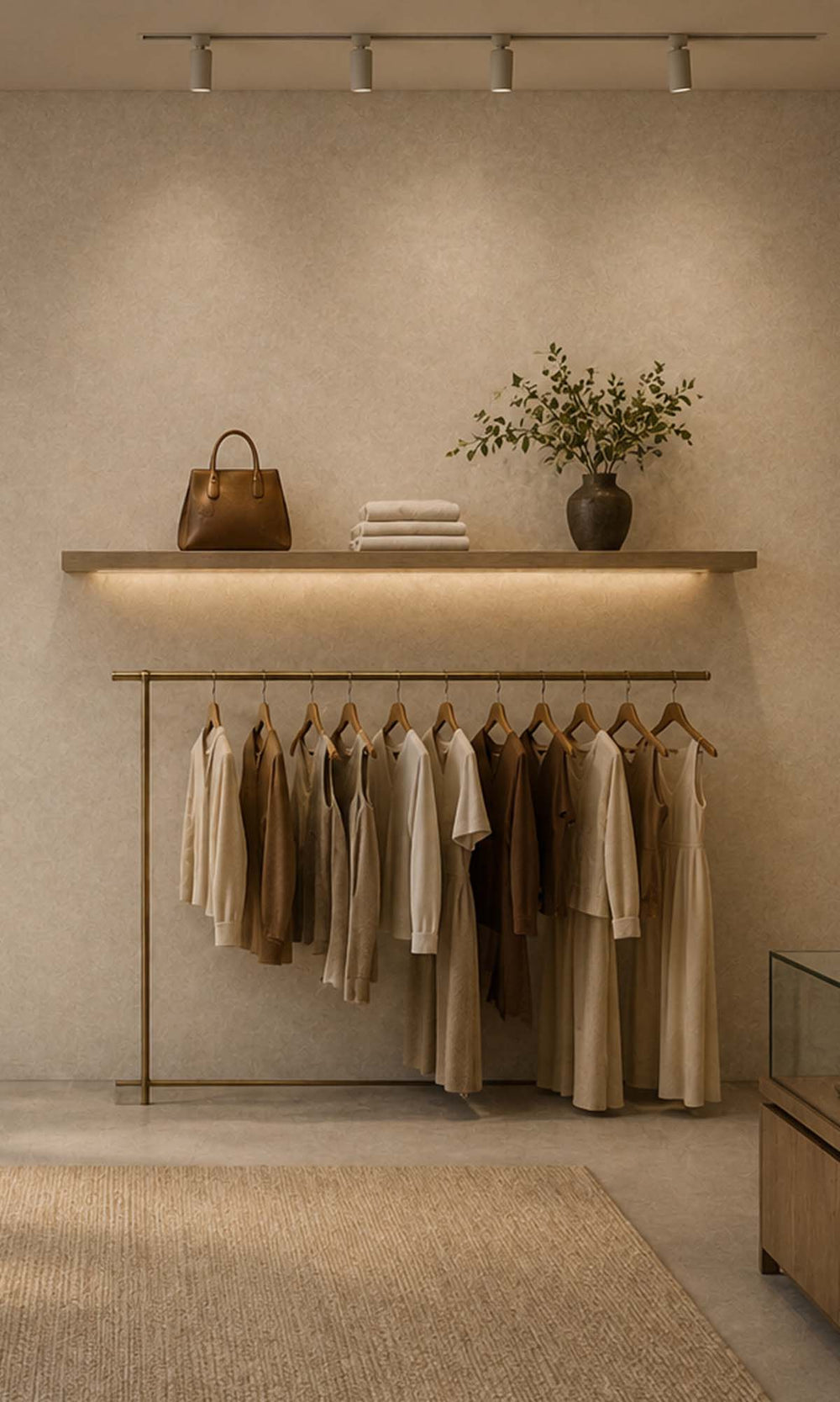 Buff Leather Like Vinyl Commercial Wallpaper C7580