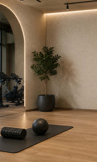Walnut Leather Like Vinyl Commercial Wallpaper C7582