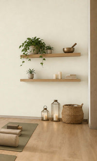 Alabster Plain Vinyl Wallpaper C7586