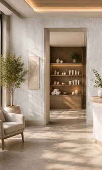 Mineral Faux Effect Vinyl Commercial Wallpaper C7595