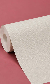 Muslin Fabric Like Textured Vinyl Commercial Wallpaper C7598